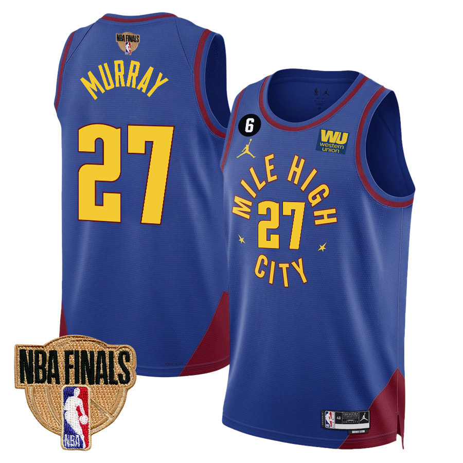 Jamal Murray 27 Denver Nuggets Final Champions 2023 Swingman Youth Jersey - Blue