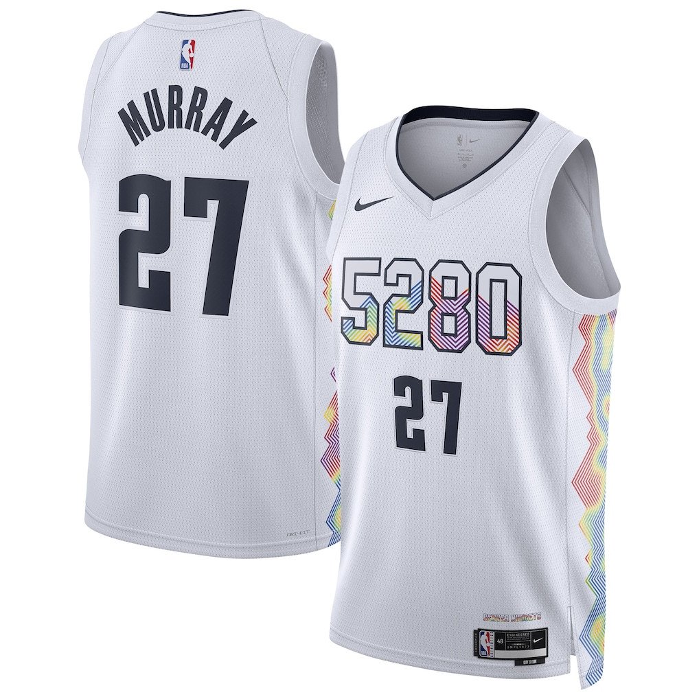 Jamal Murray 27 Denver Nuggets Unisex 2024/25 Swingman Player Jersey - City Edition - White