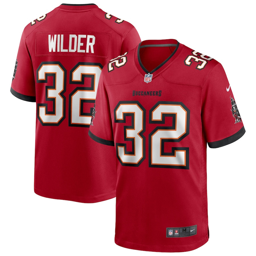 James Wilder 32 Tampa Bay Buccaneers Men Game Retired Jersey - Red Js4106