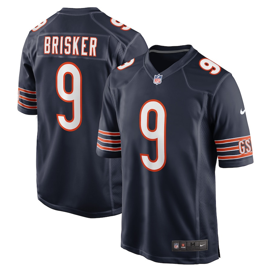 Jaquan Brisker 9 Chicago Bears Game Men Jersey - Navy Js1726