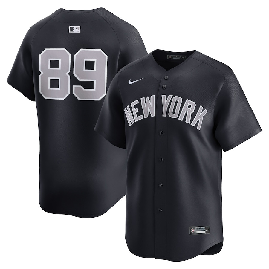 Jasson Dom?nguez 89 New York Yankees Alternate Limited Player Men Jersey - Navy