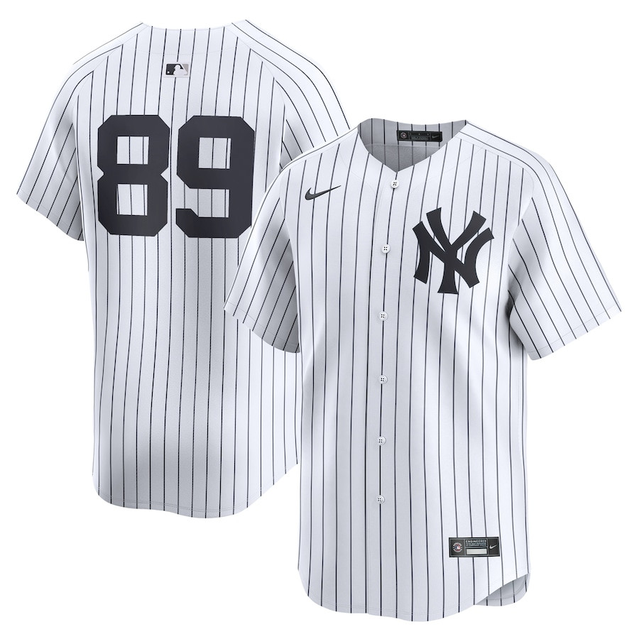 Jasson Dom?nguez 89 New York Yankees Home Limited Player Men Jersey - White