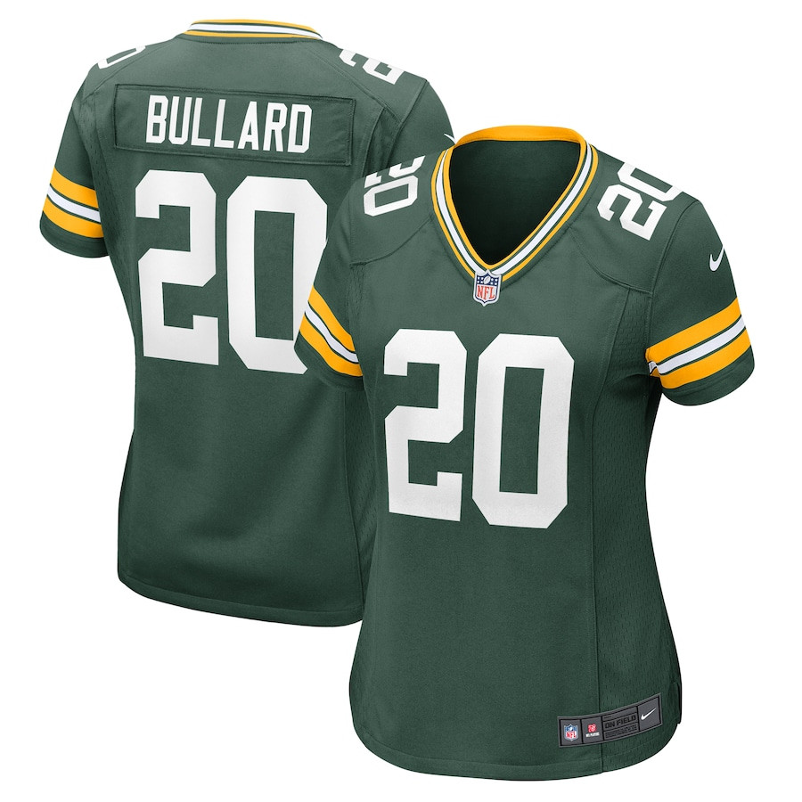 Javon Bullard 20 Green Bay Packers Women's Game Jersey - Green Js1542