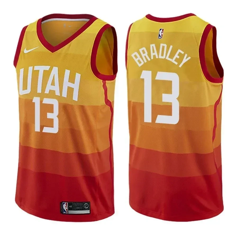 Jazz Male Tony Bradley 13 City Edition Gold Jersey