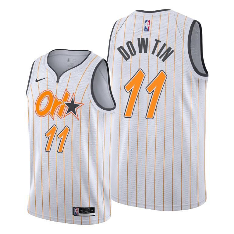 Jeff Dowtin 11 Orlando Magic City Edition White Jersey - Men Jersey