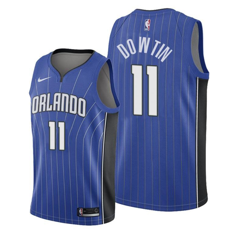 Jeff Dowtin 11 Orlando Magic Icon Edition Blue Jersey - Men Jersey