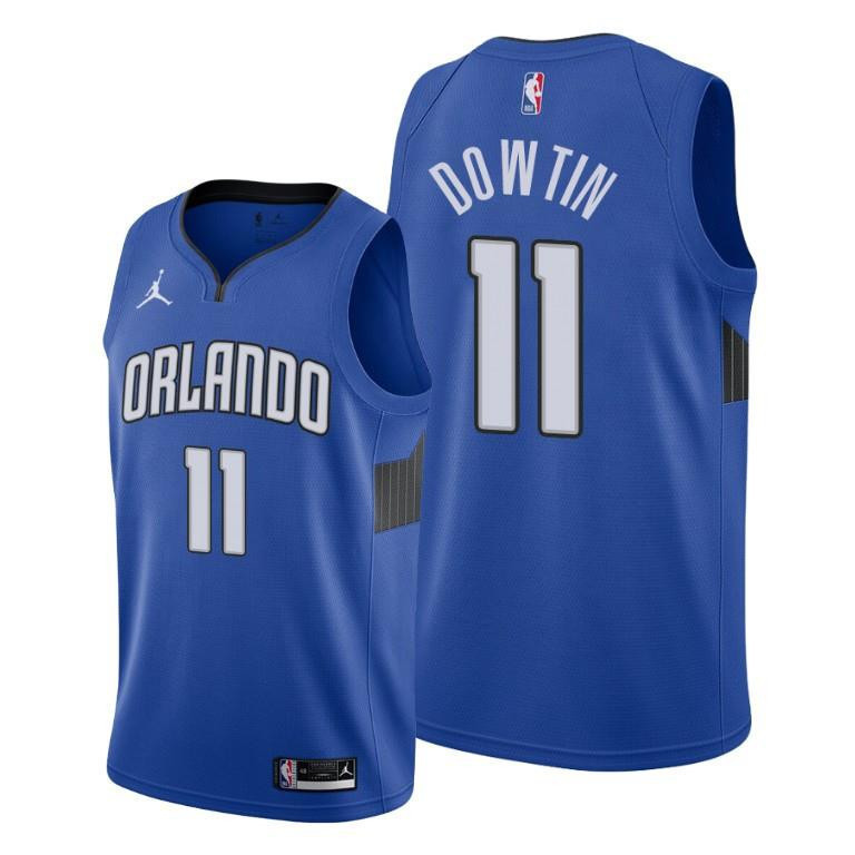 Jeff Dowtin 11 Orlando Magic Statement Edition Blue Jersey - Men Jersey