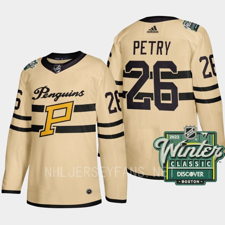 Jeff Petry 26 Pittsburgh Penguins 2023 Winter Classic Cream Jersey