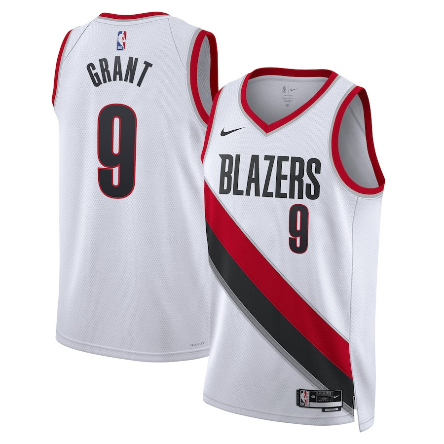 Jerami Grant 9 Portland Trail Blazers Unisex Swingman Jersey - Association Edition - White