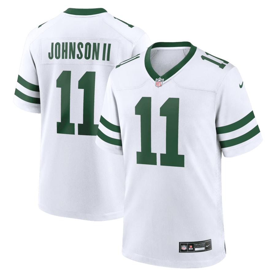 Jermaine Johnson Ii 11 New York Jets Alternate Game Jersey - Men White Js9052