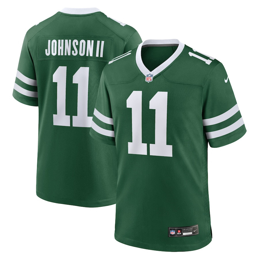 Jermaine Johnson Ii 11 New York Jets Game Men Jersey - Legacy Green Js6355