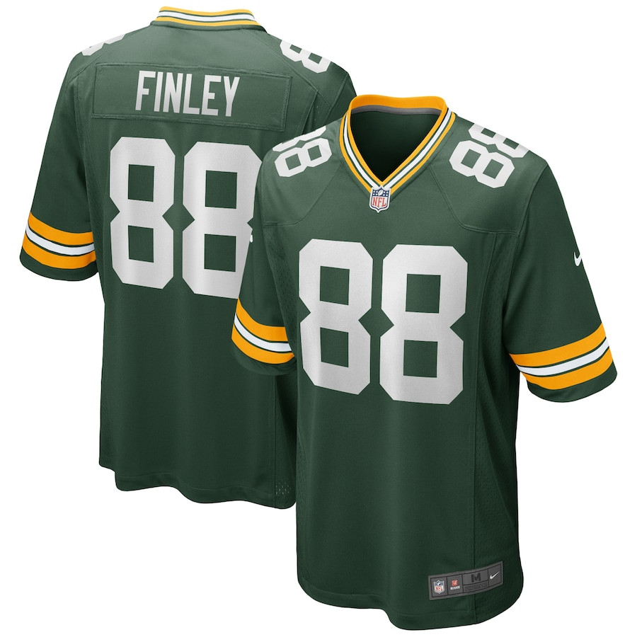 Jermichael Finley 88 Green Bay Packers Men Game Retired Jersey - Green Js6842