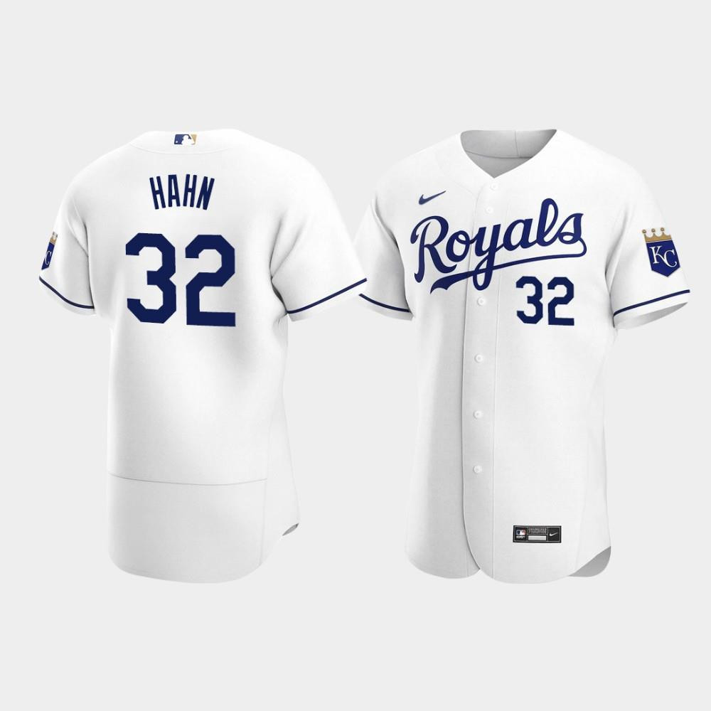 Jesse Hahn 32 Kansas City Royals White Home Jersey