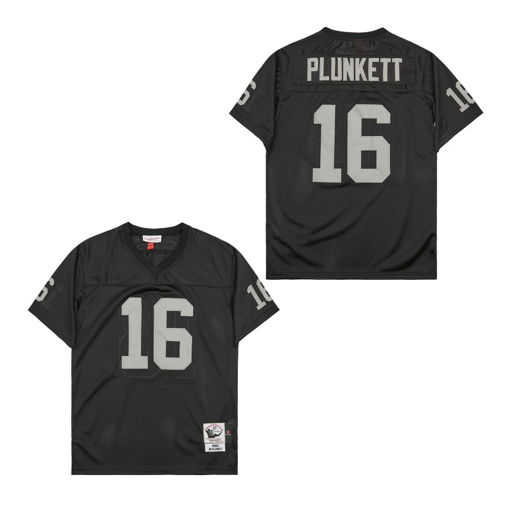 Jim Plunkett 16 Las Vegas Raiders Throwback Men Jersey - Black Js2037