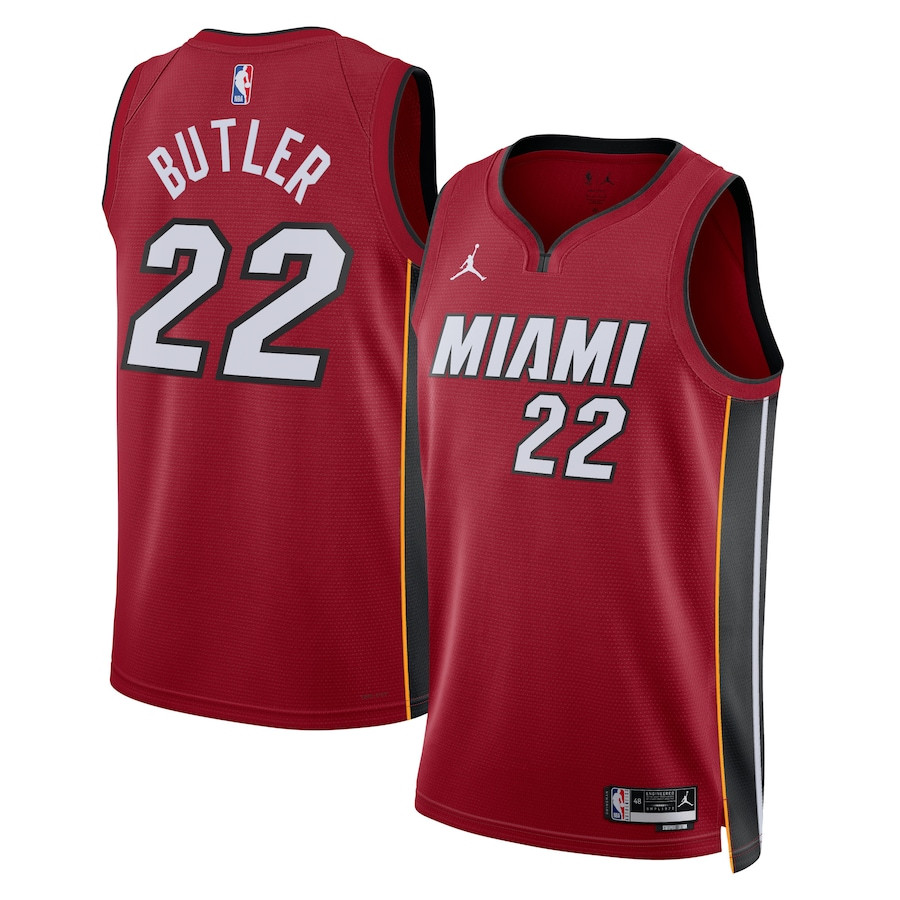 Jimmy Butler 22 Miami Heat Unisex Swingman Jersey - Statement Edition - Crimson
