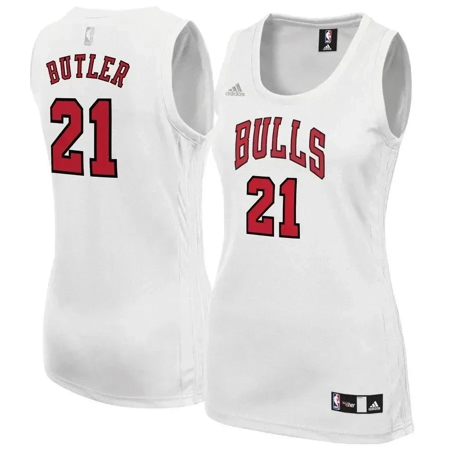 Jimmy Butler Chicago Bulls Women's Fashion Jersey - White