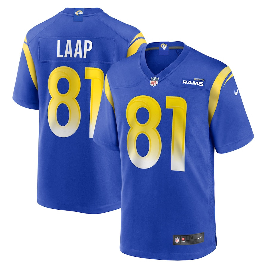 Jj Laap 81 Los Angeles Rams Game Men Jersey - Royal Js8296