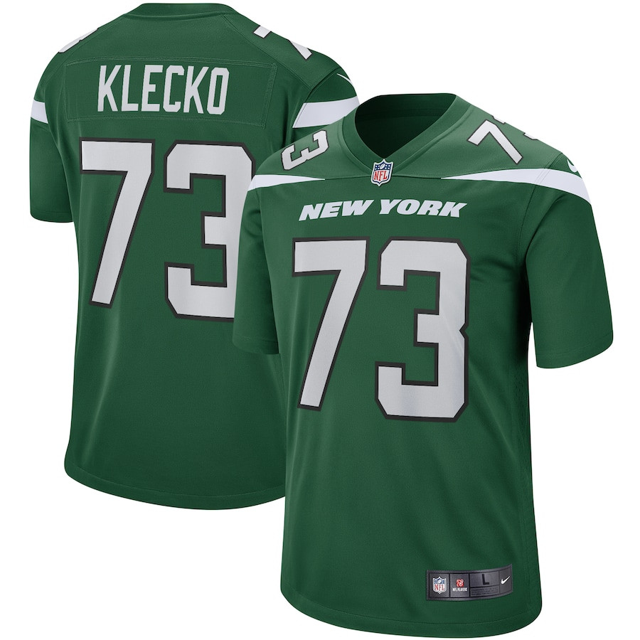 Joe Klecko 73 New York Jets Men Game Retired Jersey - Gotham Green Js6150
