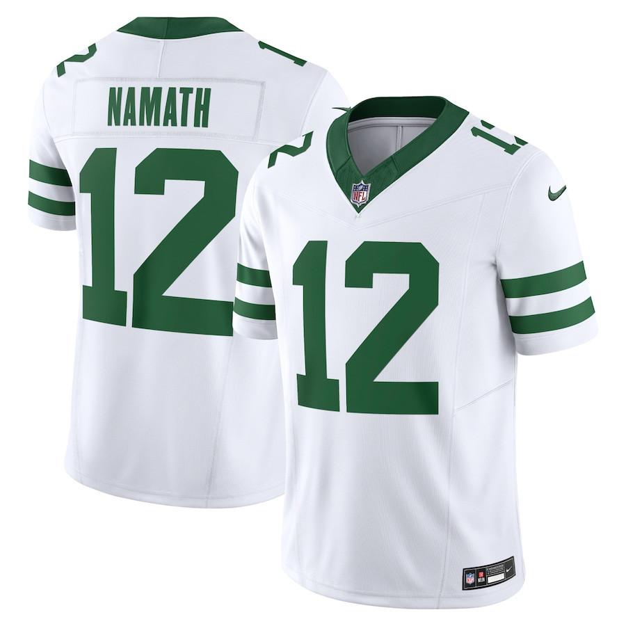 Joe Namath 12 New York Jets Game Jersey - Men, Legacy White Js9868