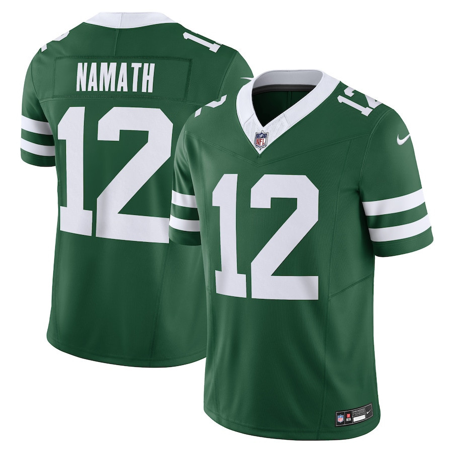 Joe Namath 12 New York Jets Vapor F.u.s.e. Limited Jersey - Legacy Green Js7045