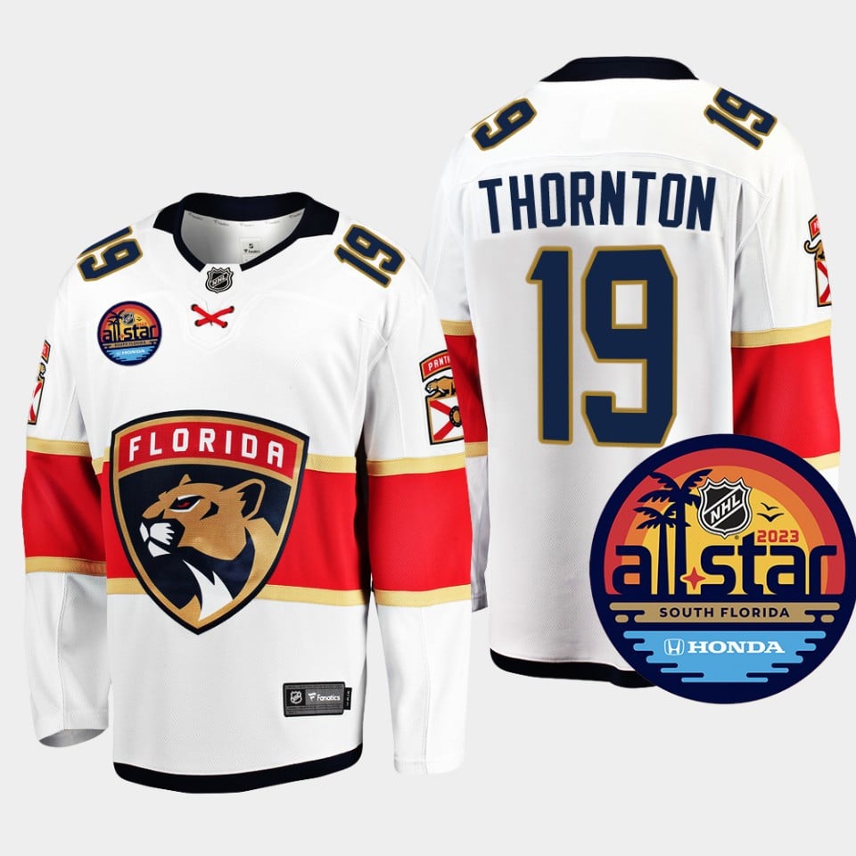 Joe Thornton 19 Men Florida Panthers 2023 All-star Away Player Jersey