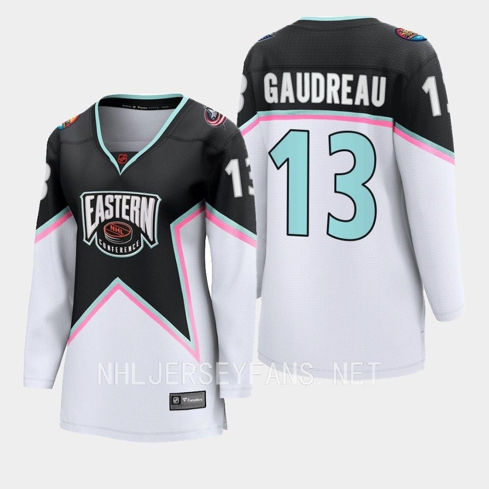 Johnny Gaudreau 13 Columbus Blue Jackets 2023 All-star Eastern Conference Jersey Women