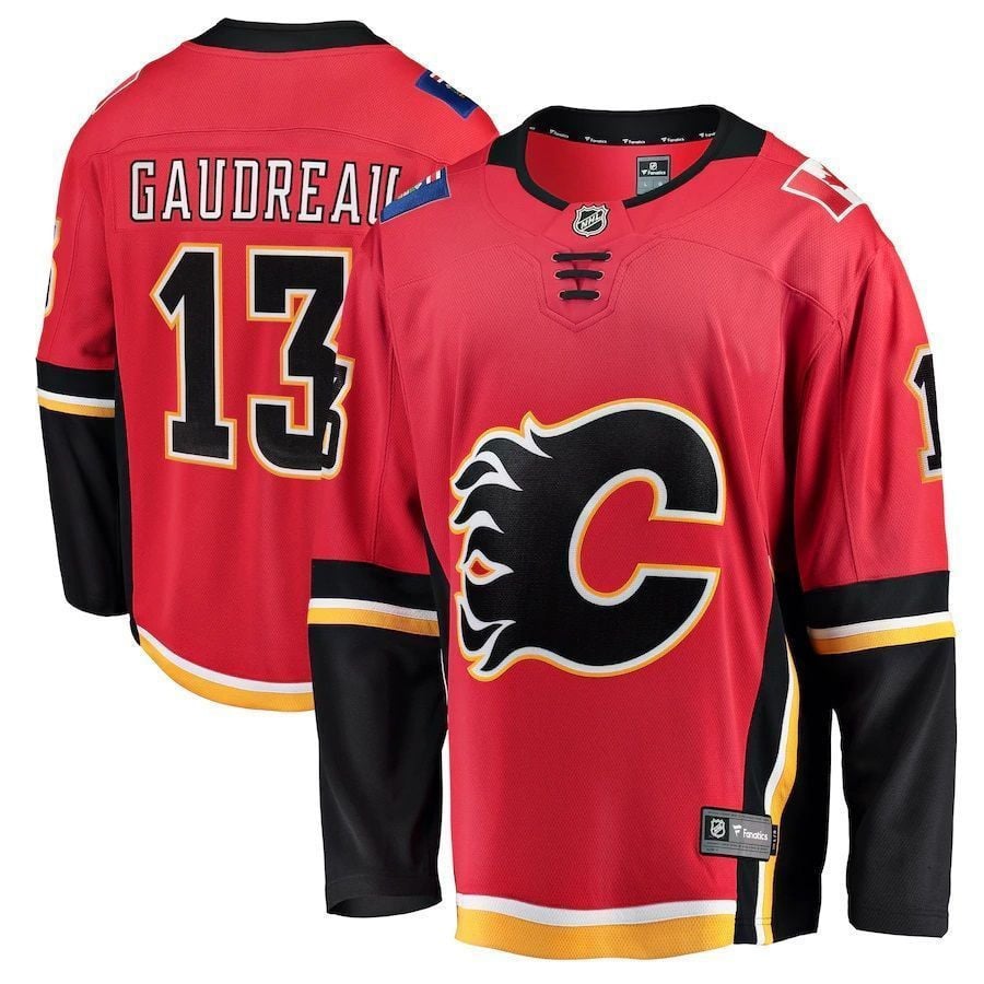 Johnny Gaudreau Calgary Flames Breakaway Player Jersey - Red