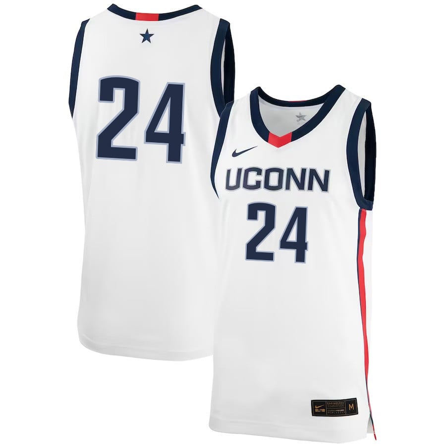 Jordan Hawkins 24 Uconn Huskies Basketball Jersey - Men White