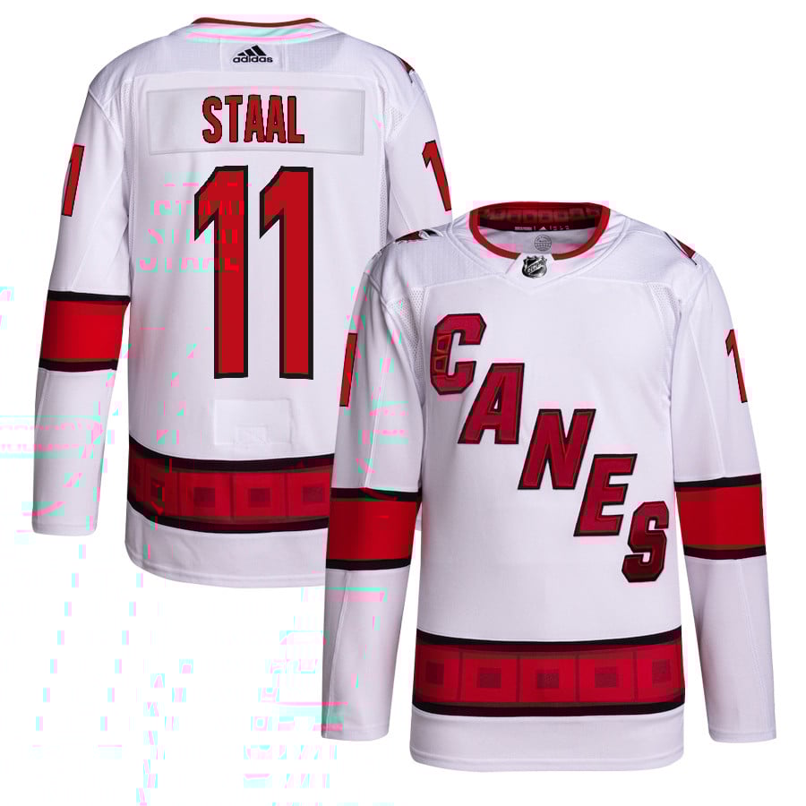 Jordan Staal 11 Carolina Hurricanes Away Primegreen Jersey - Men, White