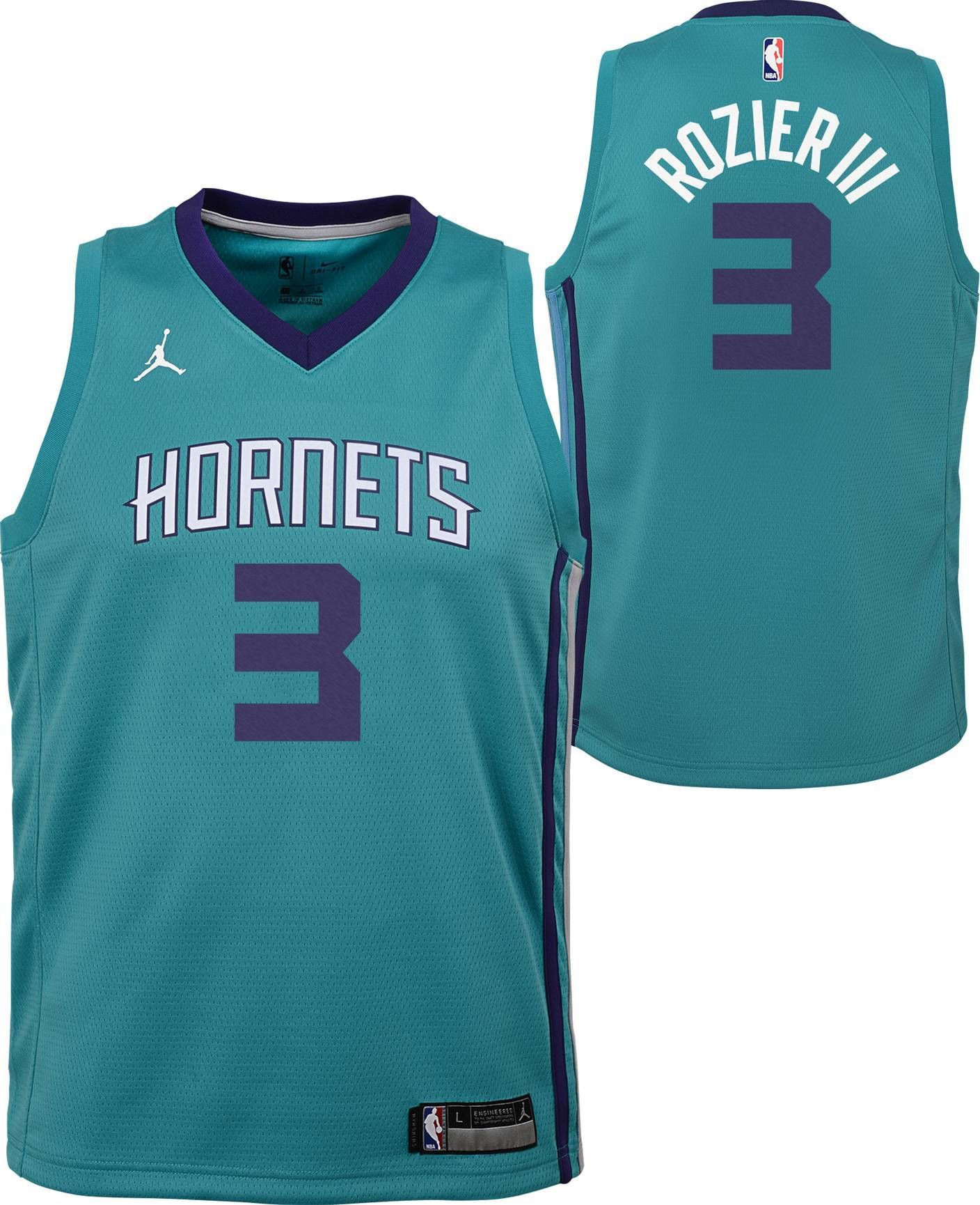 Jordan Youth Charlotte Hornets Terry Rozier 3 Swingman Jersey