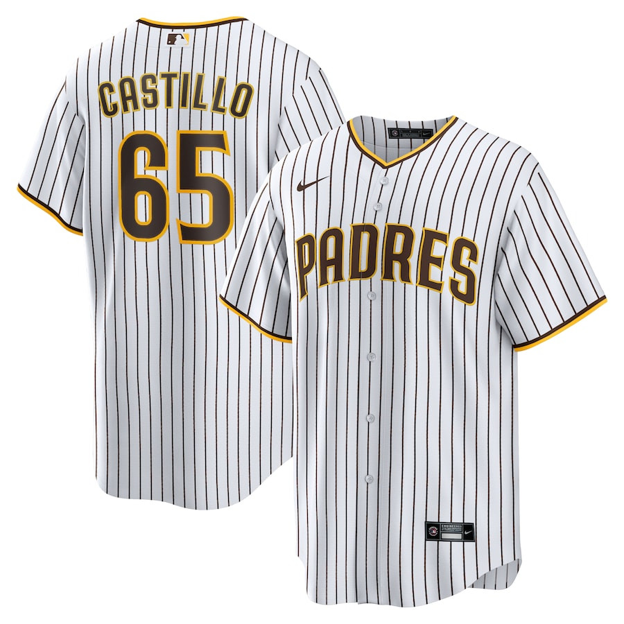 Jos? Castillo 65 San Diego Padres Home Men Jersey - White