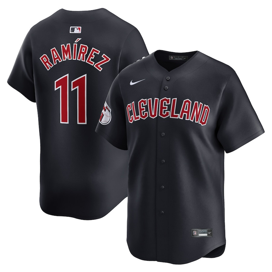Jos? Ram?rez 11 Cleveland Guardians Alternate Limited Men Jersey - Navy