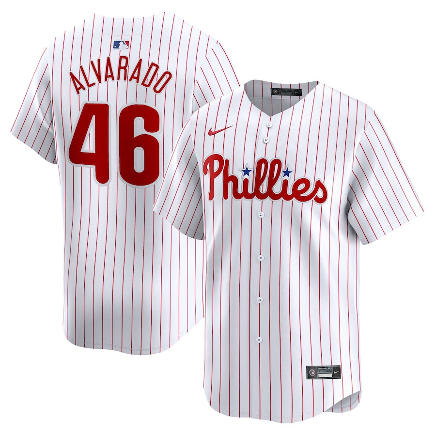 Jose Alvarado 46 Philadelphia Phillies Home Limited Player Men Jersey - White