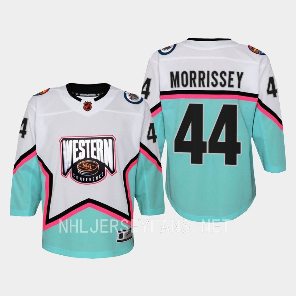 Josh Morrissey 44 Winnipeg Jets 2023 All-star Game Jersey White Equipment