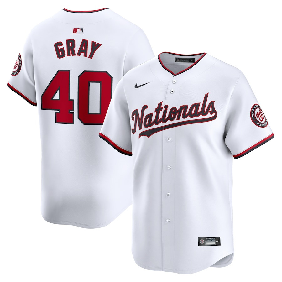 Josiah Gray 40 Washington Nationals Home Limited Men Jersey - White