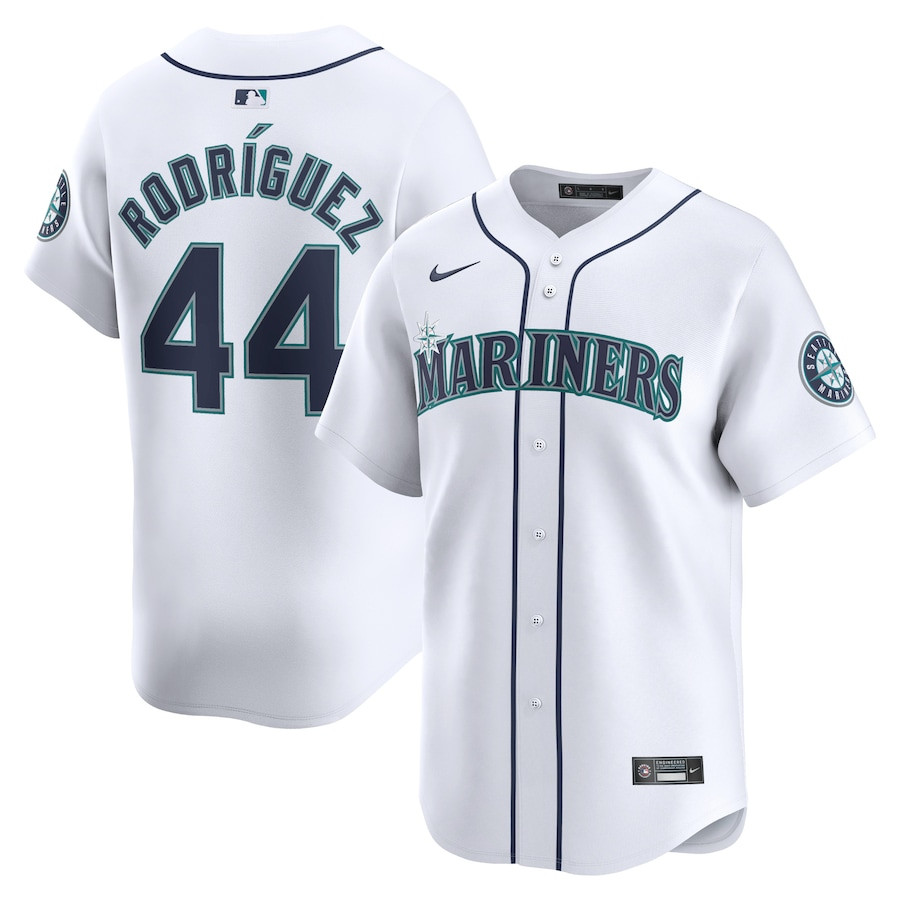 Julio Rodr?guez 44 Seattle Mariners Home Limited Player Men Jersey - White