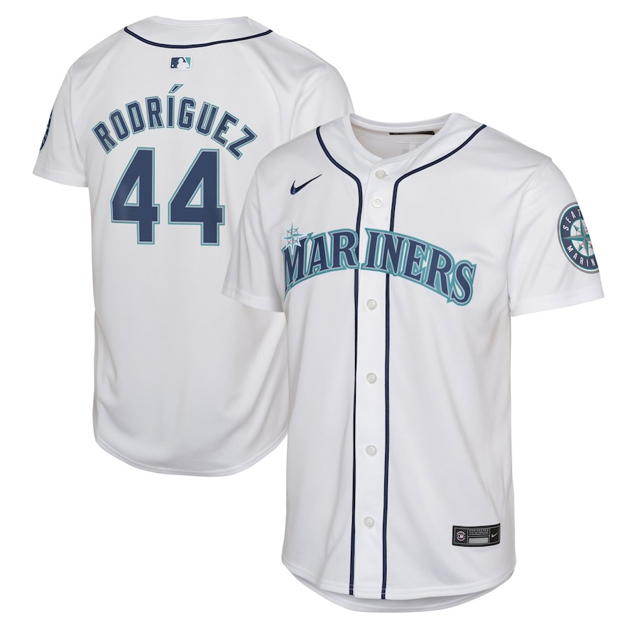 Julio Rodr?guez 44 Seattle Mariners Home Limited Player Youth Jersey - White
