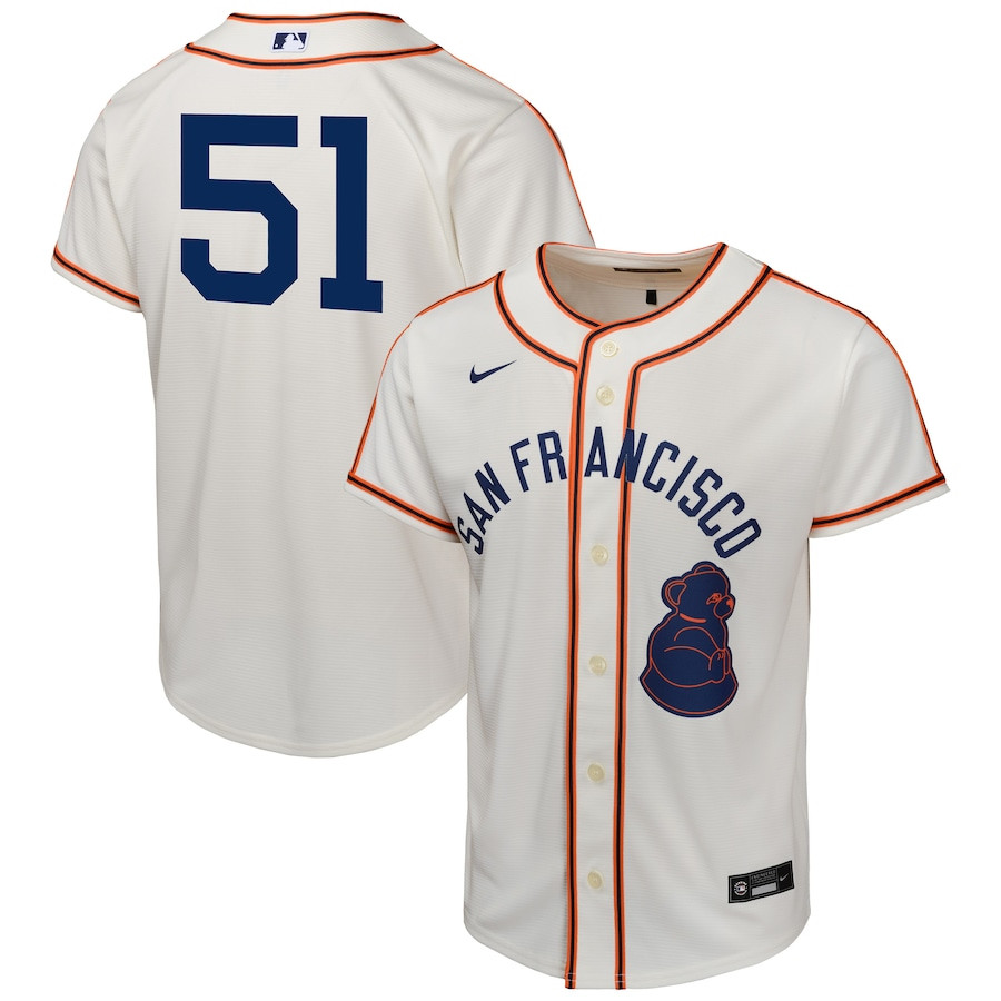 Jung Hoo Lee 51 San Francisco Giants 2024 Rickwood Classic Limited Player Youth Jersey - Cream