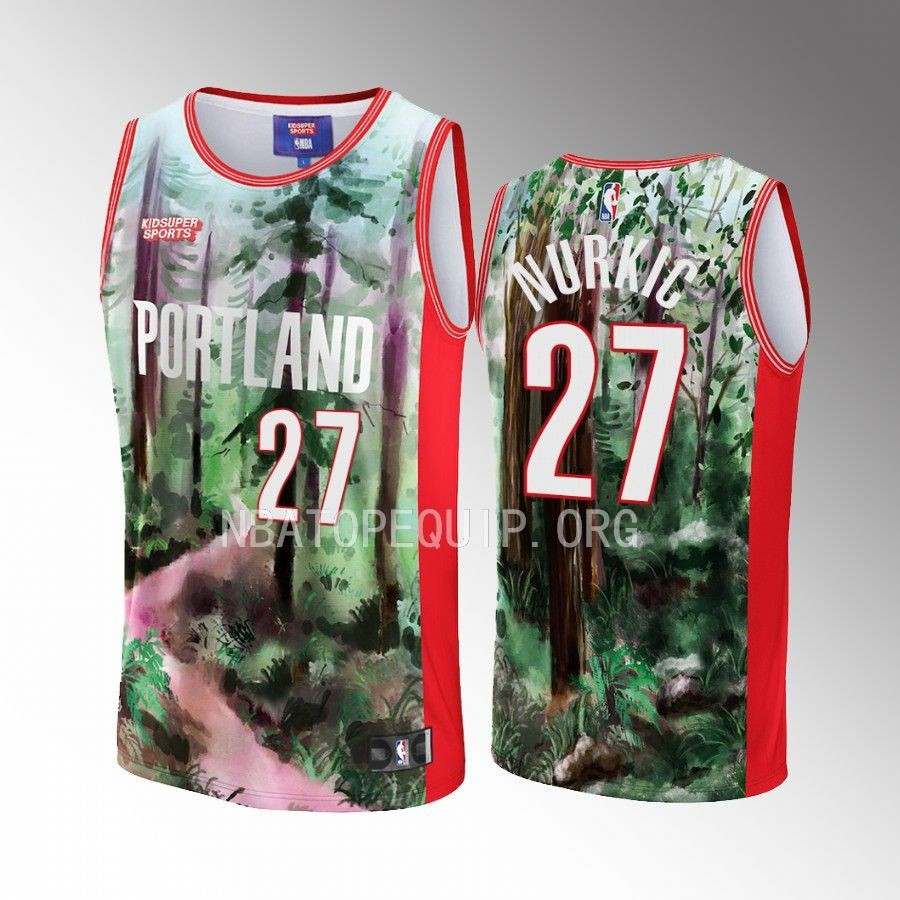 Jusuf Nurkic 27 Portland Trail Blazers Nba & Kidsuper Studios Unisex Hometown Jersey