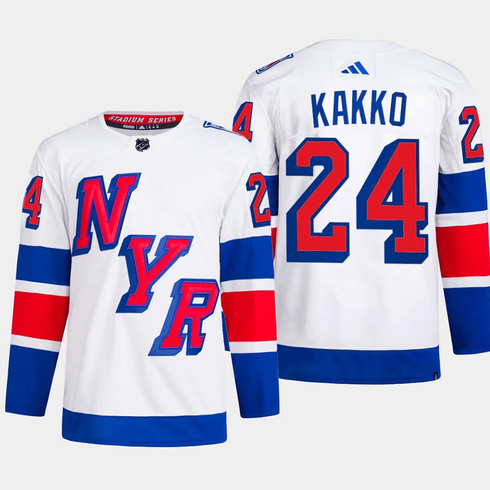 Kaapo Kakko 24 New York Rangers 2024 Stadium Series Primegreen Men Jersey - White