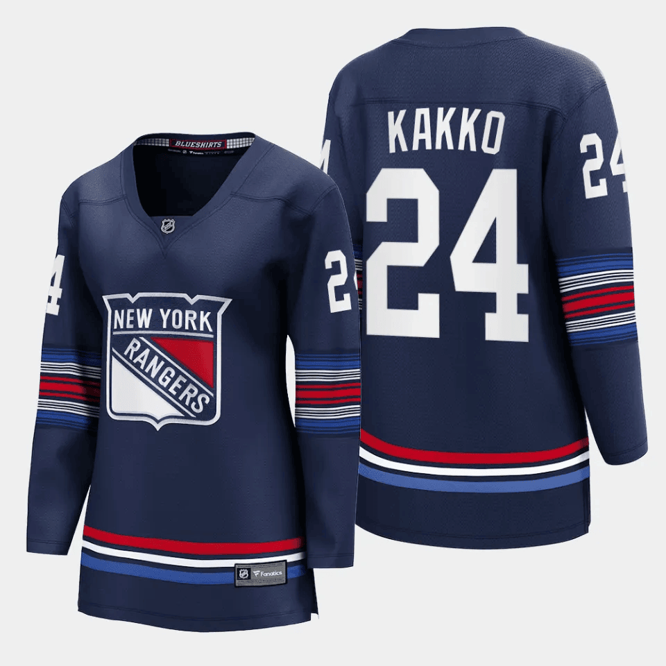 Kaapo Kakko 24 New York Rangers Women Alternate Premier Breakaway Jersey - Navy