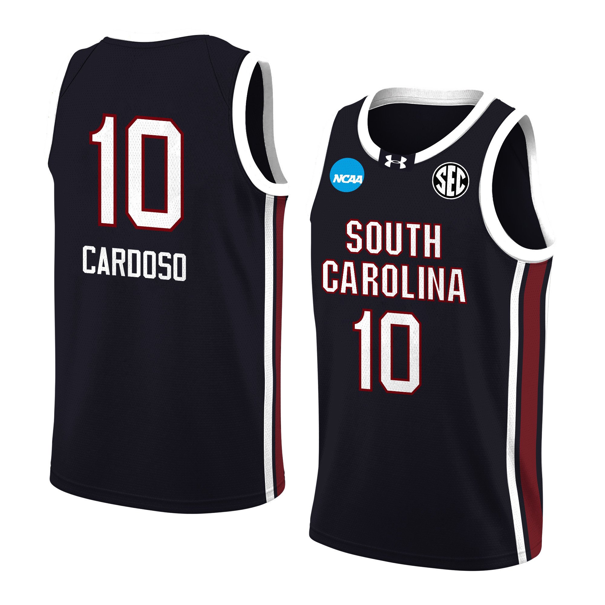 Kamilla Cardoso 10 South Carolina 2024 Women's Basketball Jersey - Black, Unisex Jersey