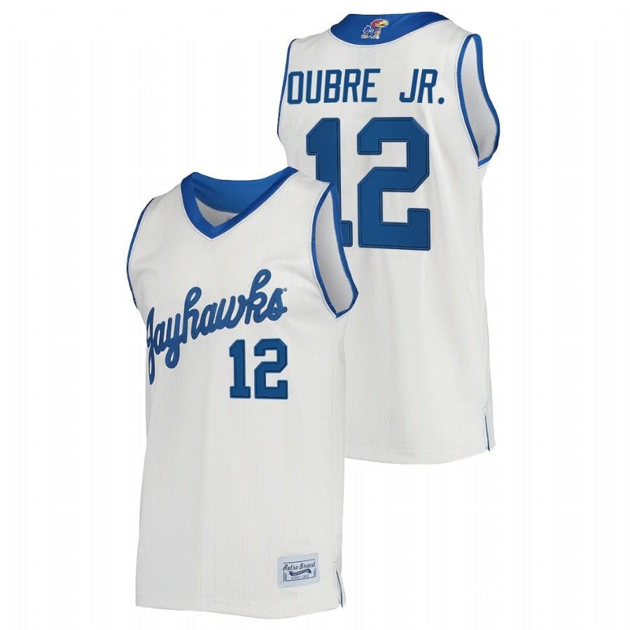 Kansas Jayhawks Kelly Oubre Jr. 12 Cream Commemorative Classic College Jersey