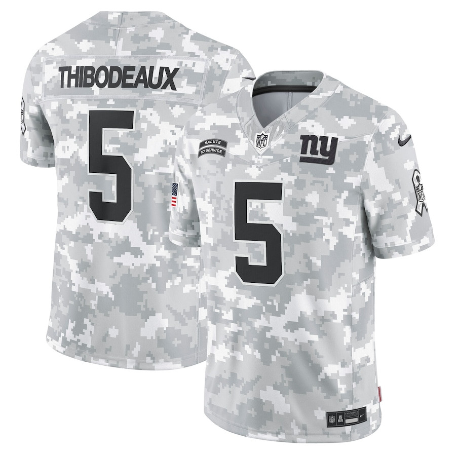 Kayvon Thibodeaux 5 New York Giants 2024 Salute To Service Limited Men Jersey - Arctic Camo Js5437