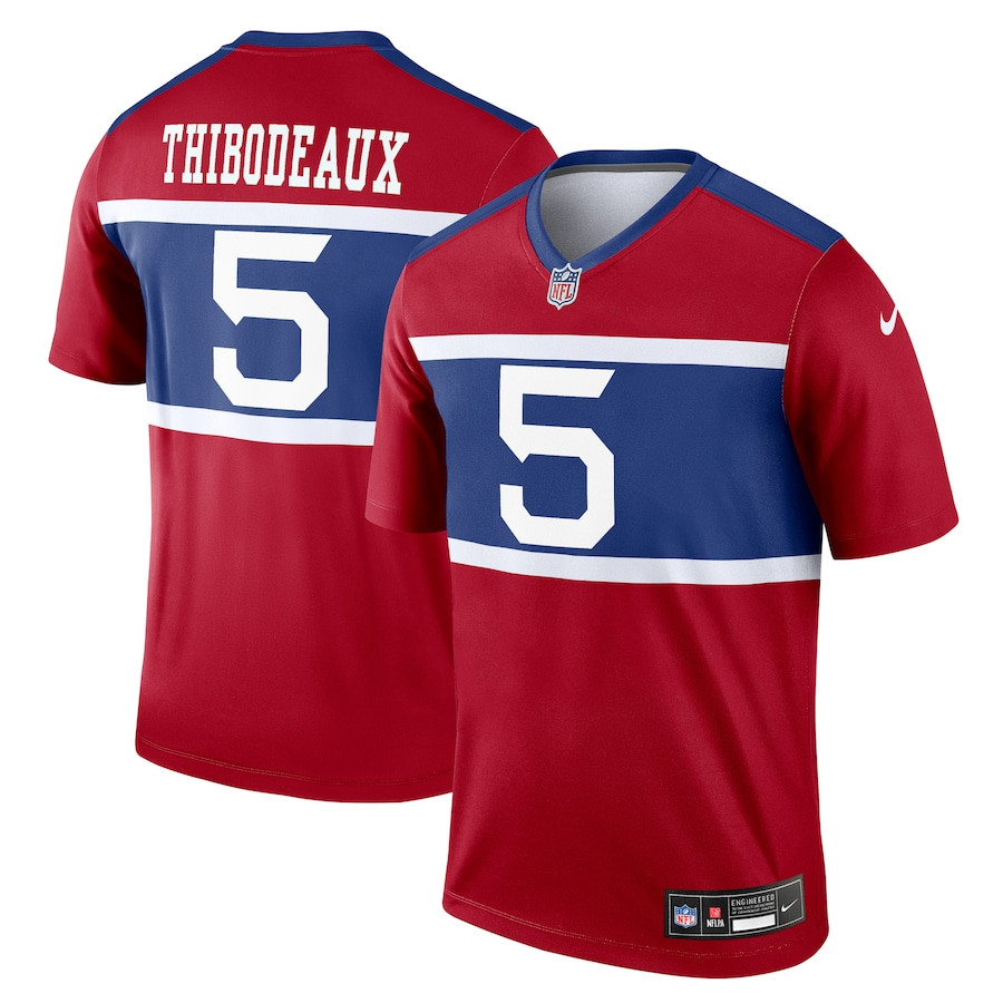 Kayvon Thibodeaux 5 New York Giants Alternate Legend Player Men Jersey - Century Red Js5006