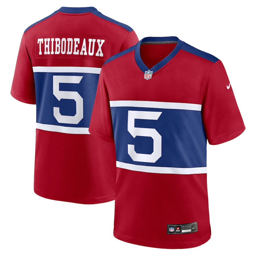 Kayvon Thibodeaux 5 New York Giants Alternate Player Game Youth Jersey - Century Red Js9599