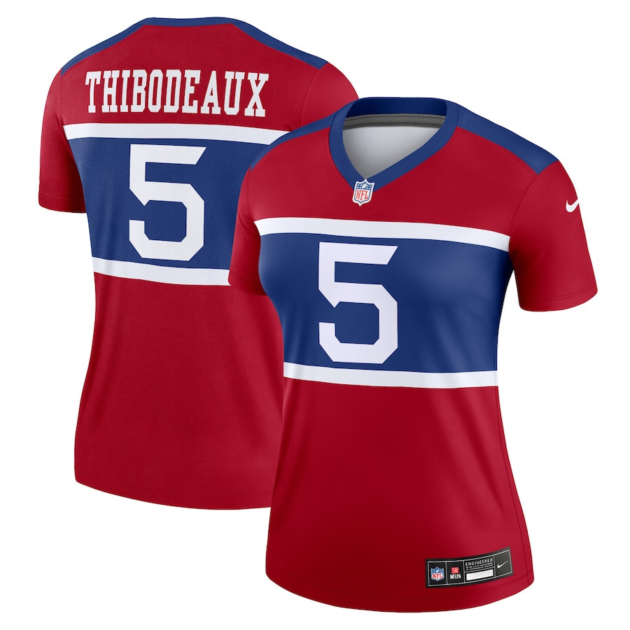 Kayvon Thibodeaux 5 New York Giants Women's Alternate Legend Player Jersey - Century Red Js7201