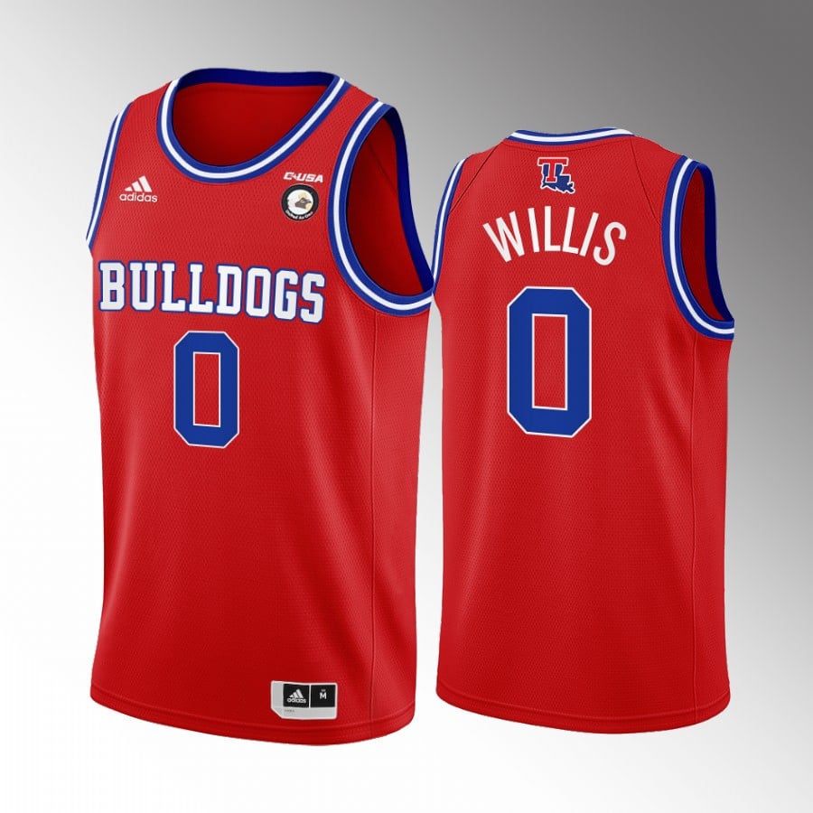 Keaston Willis 0 Louisiana Tech Bulldogs Red Jersey College Basketball Alternate