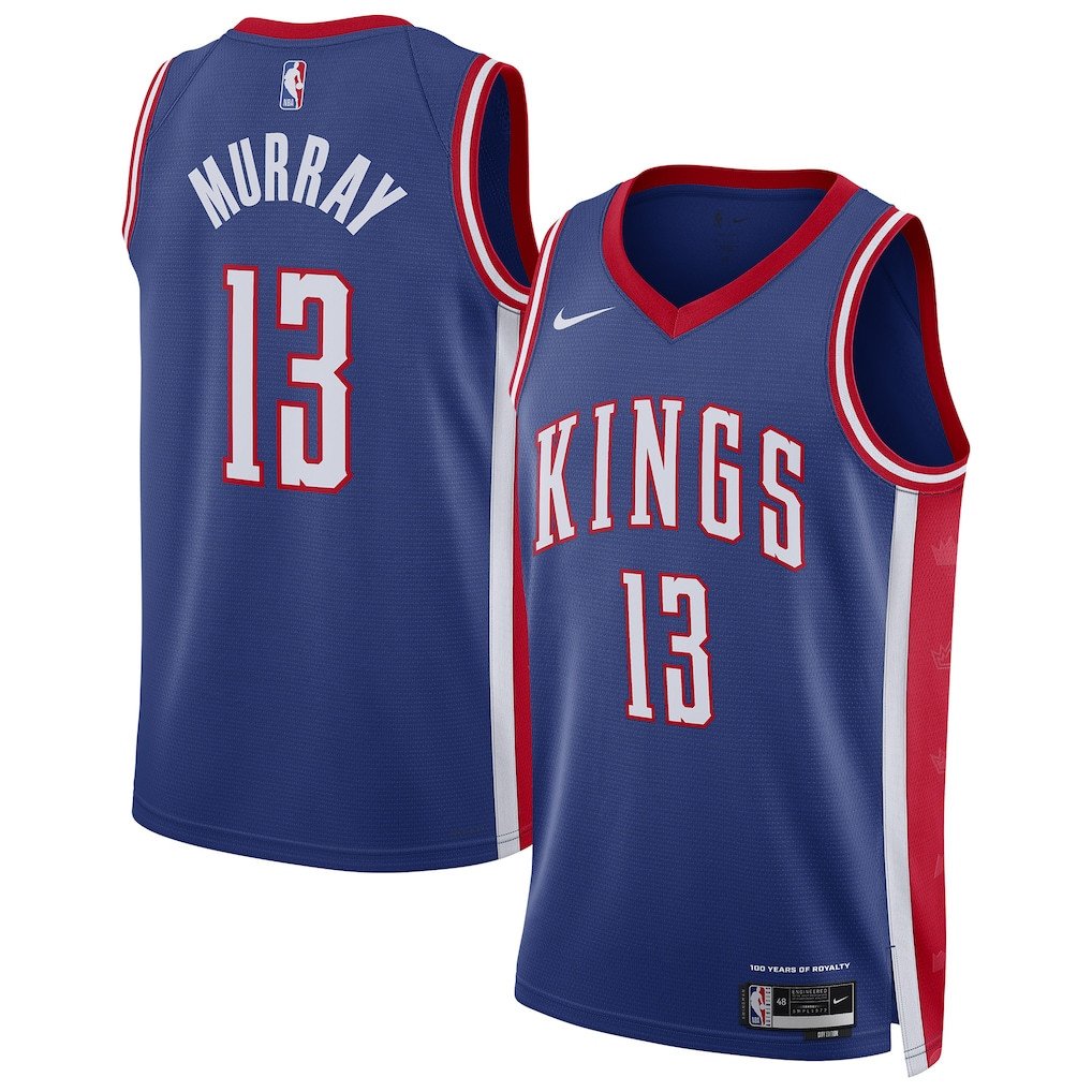 Keegan Murray 13 Sacramento Kings Unisex 2024/25 Swingman Player Jersey - City Edition - Blue
