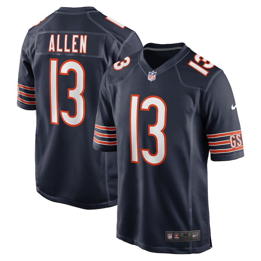 Keenan Allen 13 Chicago Bears Game Men Jersey - Navy Js6523